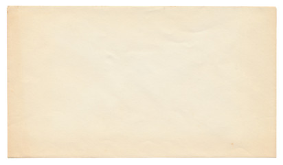 blank old envelope
