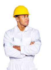 Image of young attractive worker