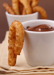 churros and chocolate