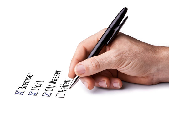 auto - checkliste