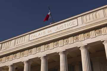 The palais de justice court house in Tours.