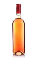 isolated wine bottle
