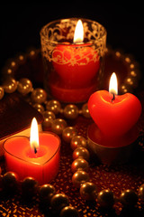 Valentine candles