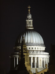 St Pauls Cathedral, London at night