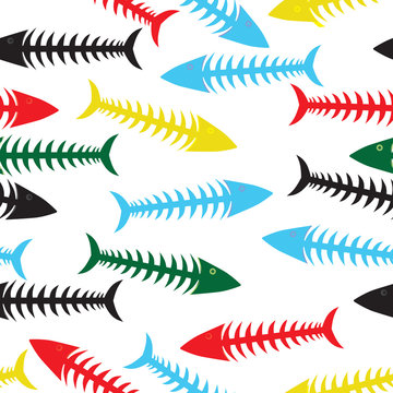 Fish Bone Background