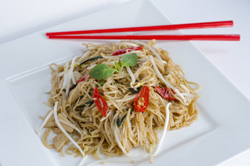 Fried spicy noodle
