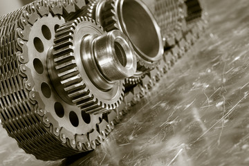 gears and timing chain in duplex toning
