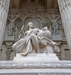 Paris - statue from Grand Palais - Big Palace