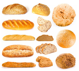 Set of a  bread