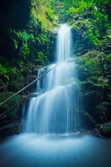 Foto op Plexiglas Beautiful Lush Waterfall in Hawaii © EpicStockMedia
