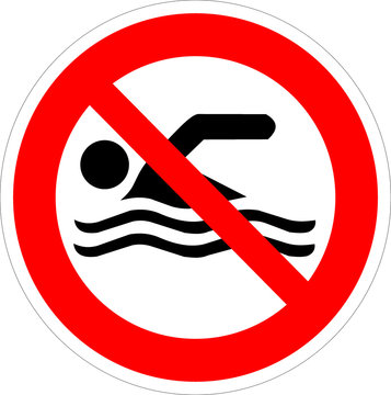 Baden verboten