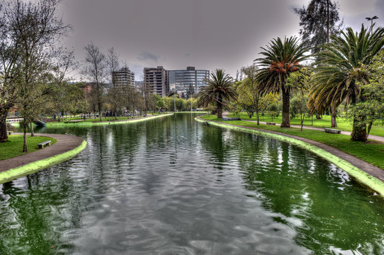 public gardens in Quito