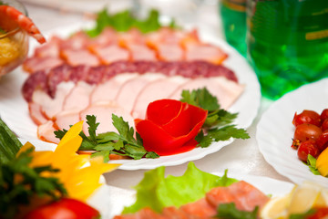 Snack from the cut meat
