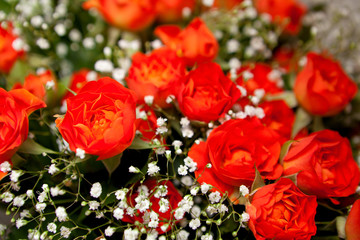 Bunch of flowers for the bride