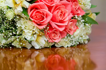 Bunch of flowers for the bride