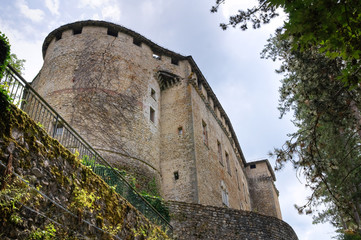 Fototapeta na wymiar Castle of Compiano. Emilia-Romagna. Italy.