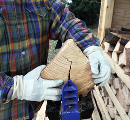 Holz spalten