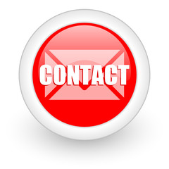 contact glossy button
