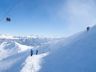 Winter in alps