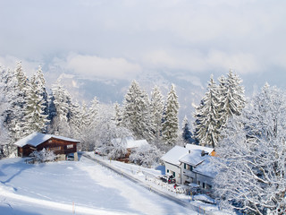 Winter in alps