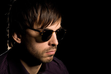 Obraz premium Man in sunglasses