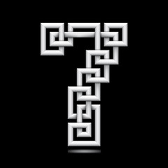 Obraz premium seven white