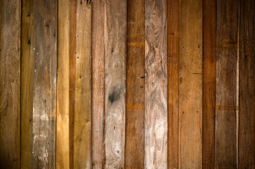 Old plank wood wall