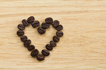 Heart of coffee