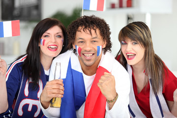 French football supports