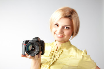 Girl-photographer