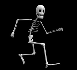 esqueleto corre