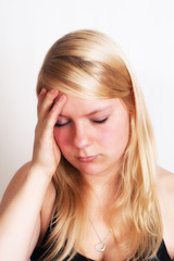 Obraz premium ból głowy