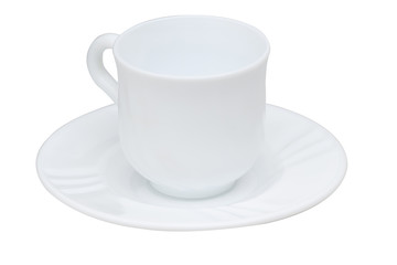 White porcelain cup