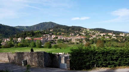 Ardeche village in France