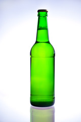 green bottle of beer