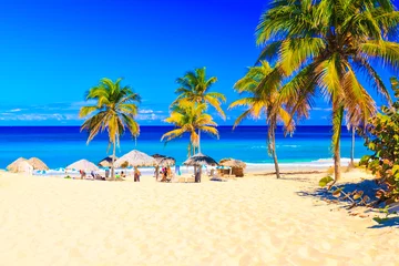 Foto op Plexiglas Het strand van Varadero in Cuba © kmiragaya