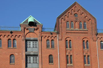 Fototapeta na wymiar Gebäude in der Speicherstadt