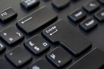 Clavier d'ordinateur noir