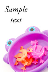 Jumping Frog Game with Space for Text