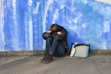 18.1.12 weinen an der Wand