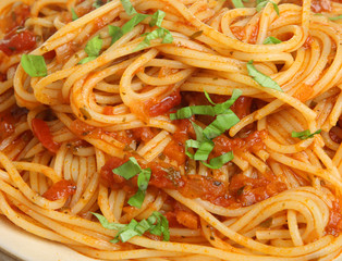 Spaghetti with Tomato Sauce