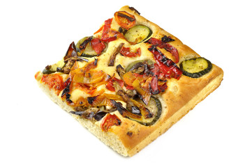 Italian flat bread with vegetables