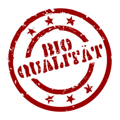 stempel bio-qualität I