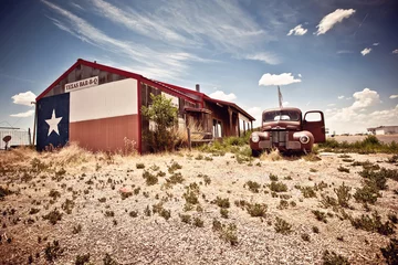 Gardinen Verlassenes Restaurant auf der Route 66 in den USA © Andrew Bayda