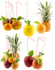concept fruits à boire