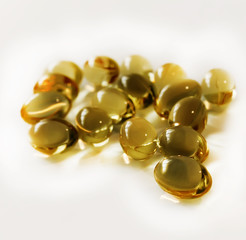 Omega-3  fish oil capsules