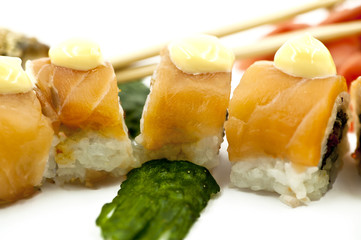 Salmon Sushi Rolls
