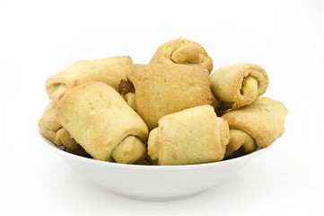Home-made Cookies in a Dish