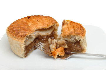 Meat pie closeup