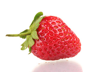 sweet strawberry isolated on white